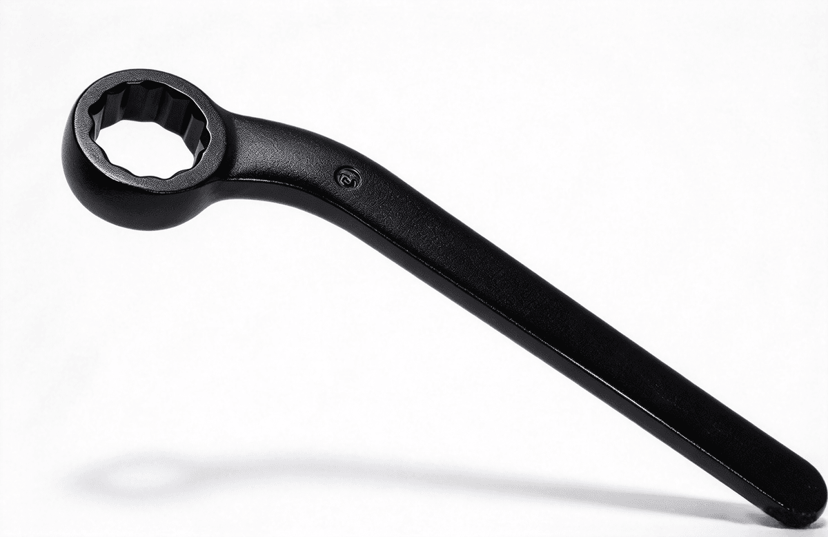 IMPA 610651-610694 12 point single end wrenches 40° bent for ship