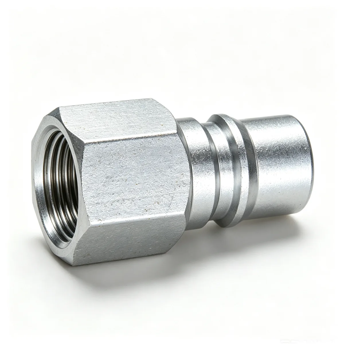 PF Series Steel Quick Connect Plug with Rc 1/2 Female Thread – Part 40 PF, IMPA 351433