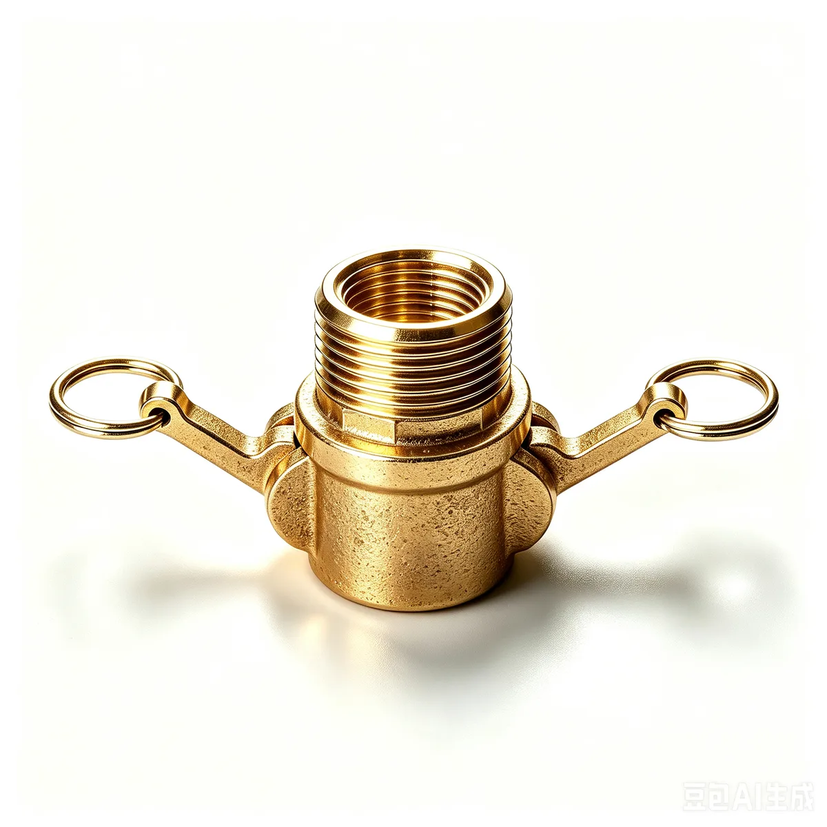 Cam & Groove Coupling Type B – Male Thread Socket, Brass, 2" IMPA 351870 marine coupling