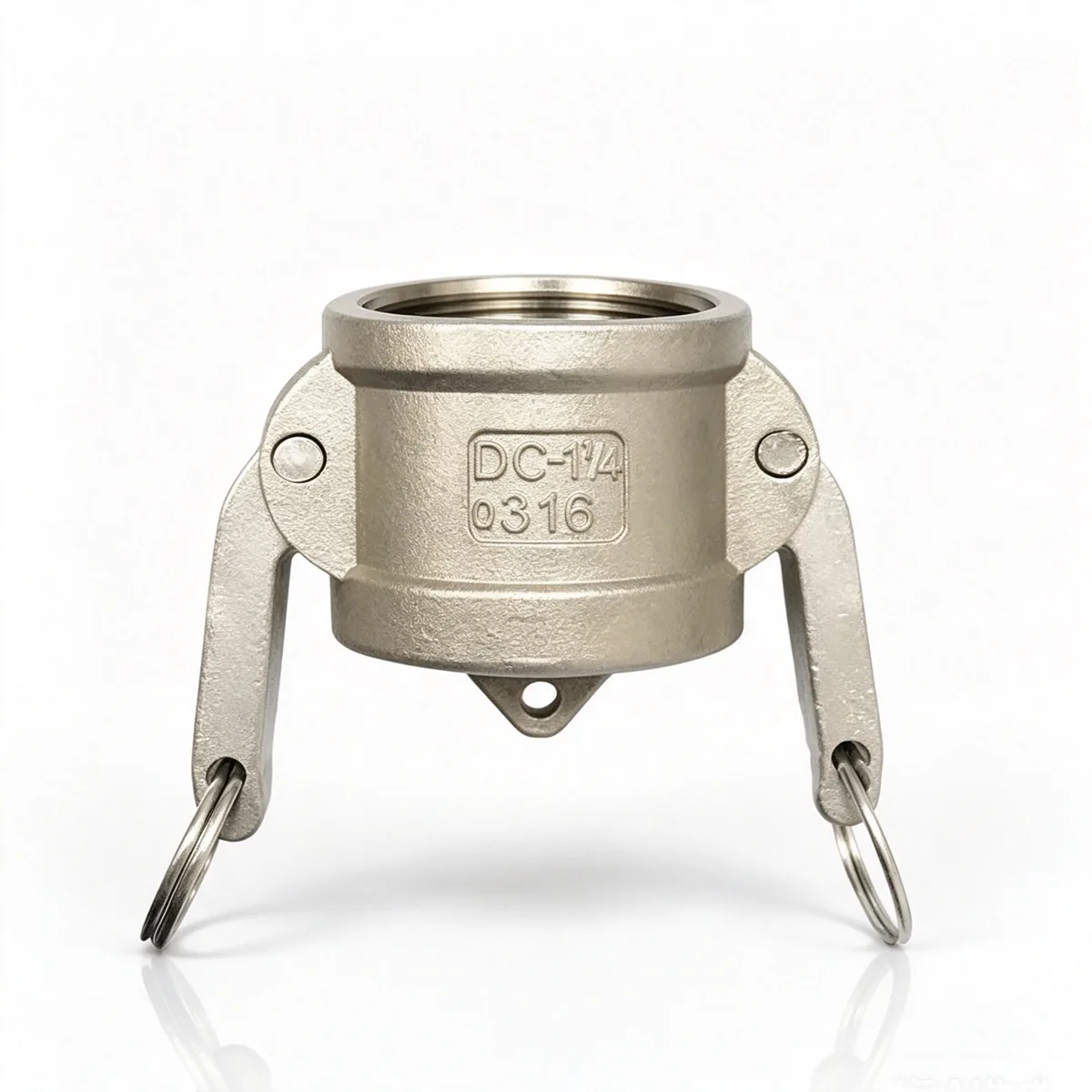 Cam & Groove Dust Cap, Aluminium, 1" IMPA 352052 marine coupling