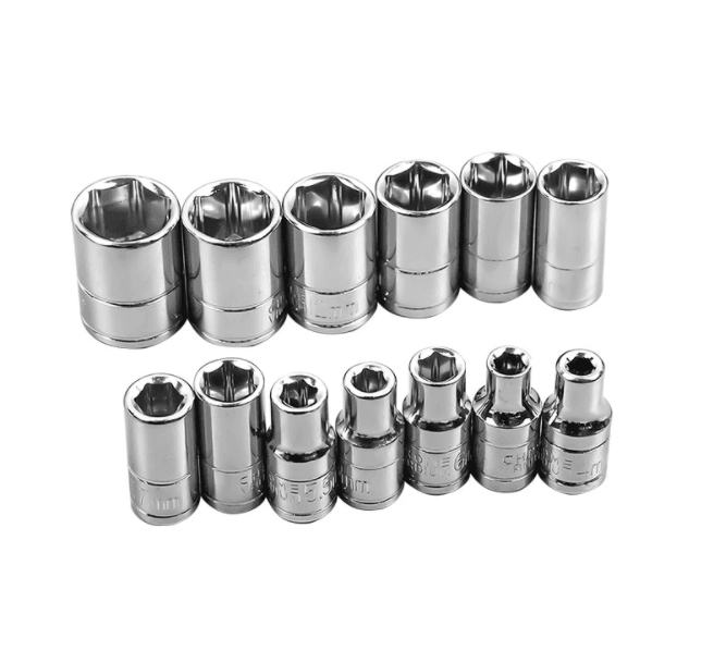 Marine Socket Wrench Set Socket wrench set 6 and 12 point, 1/4 to 1 inch square drive for marine use
