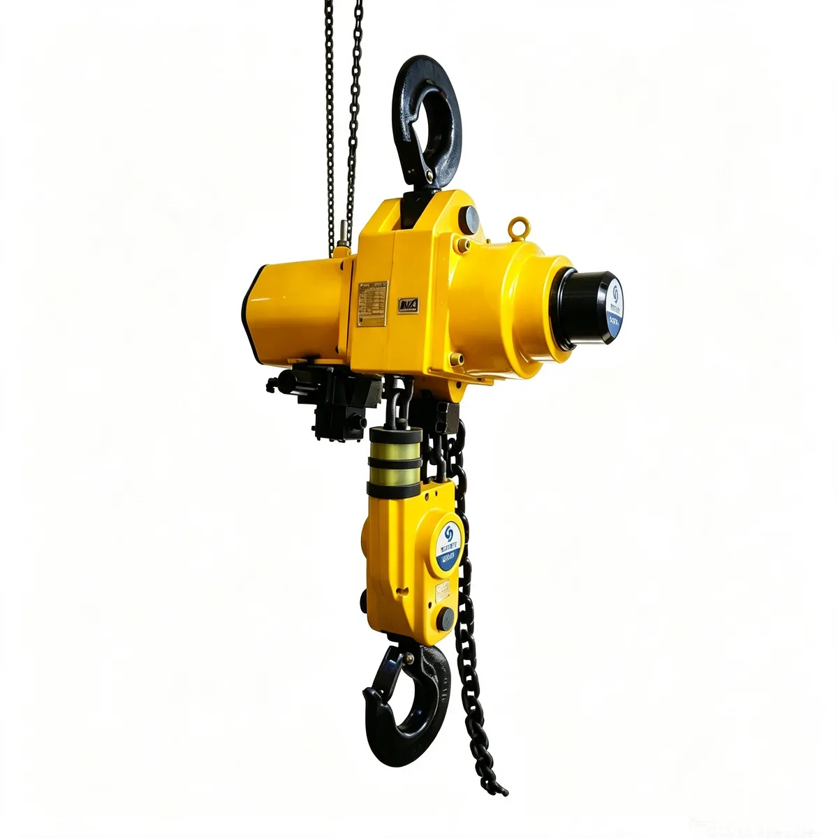 Pneumatic chain hoist 1 ton 3m lift for marine use