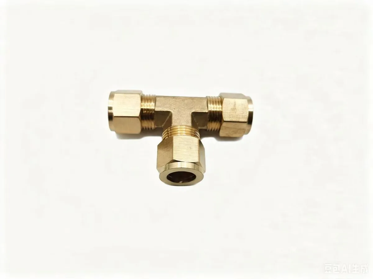 黄铜无扩口T形接头 10mm 3/8PF IMPA 734064 船舶管路配件