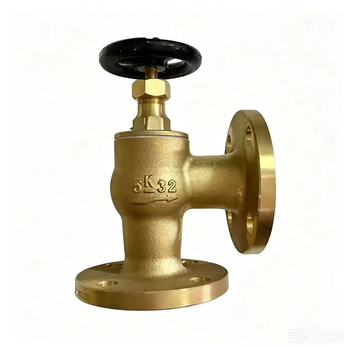 Χάλκινη γωνιακή βαλβίδα 16kgf/cm² 20mm για ναυτιλία - ALL-K MARINE