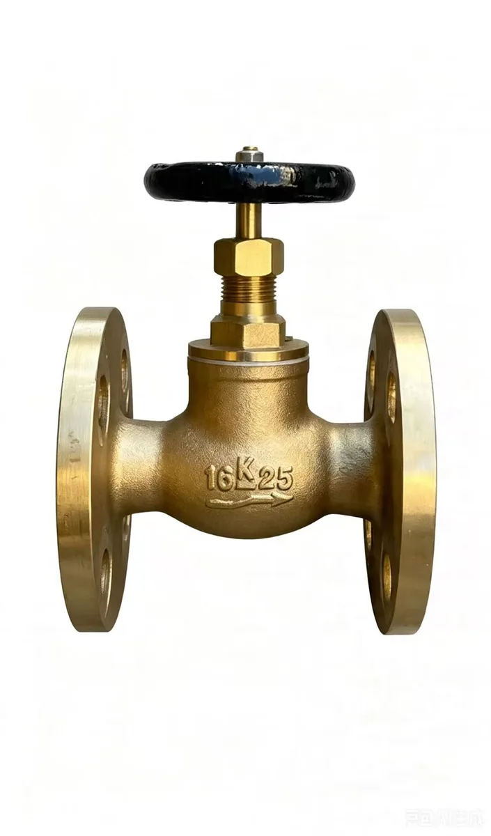 Χάλκινη σφαιρική βαλβίδα 40mm 16kgf/cm² IMPA 750145 για πλοία