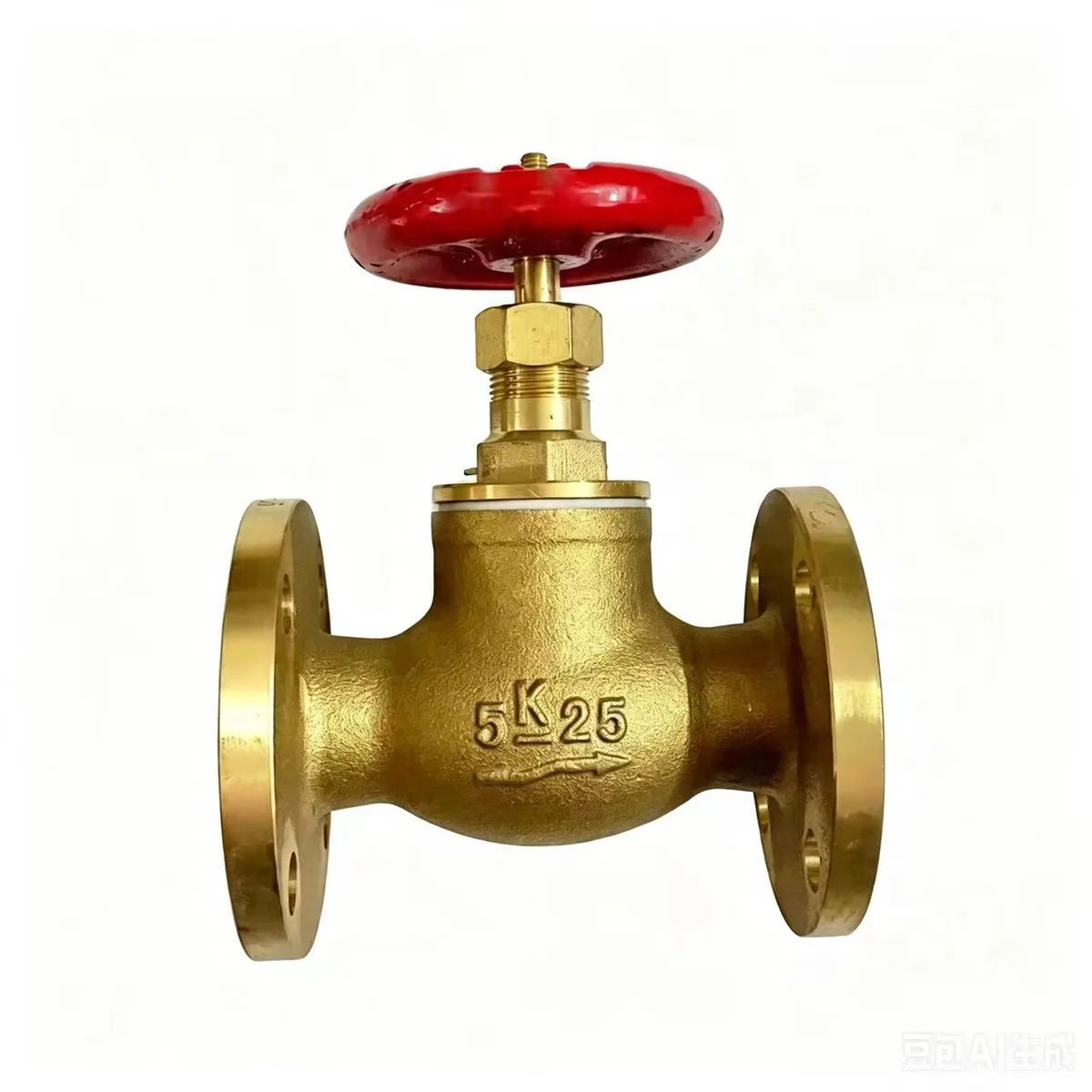Χάλκινη ναυτική βαλβίδα globe check 25mm 5kgf/cm² JIS F-7351