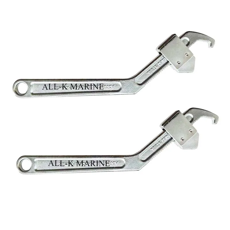 Adjustable Hook Spanner Wrench Set Adjustable Hook Spanner Wrench - IMPA 611201-611202 Marine Tool