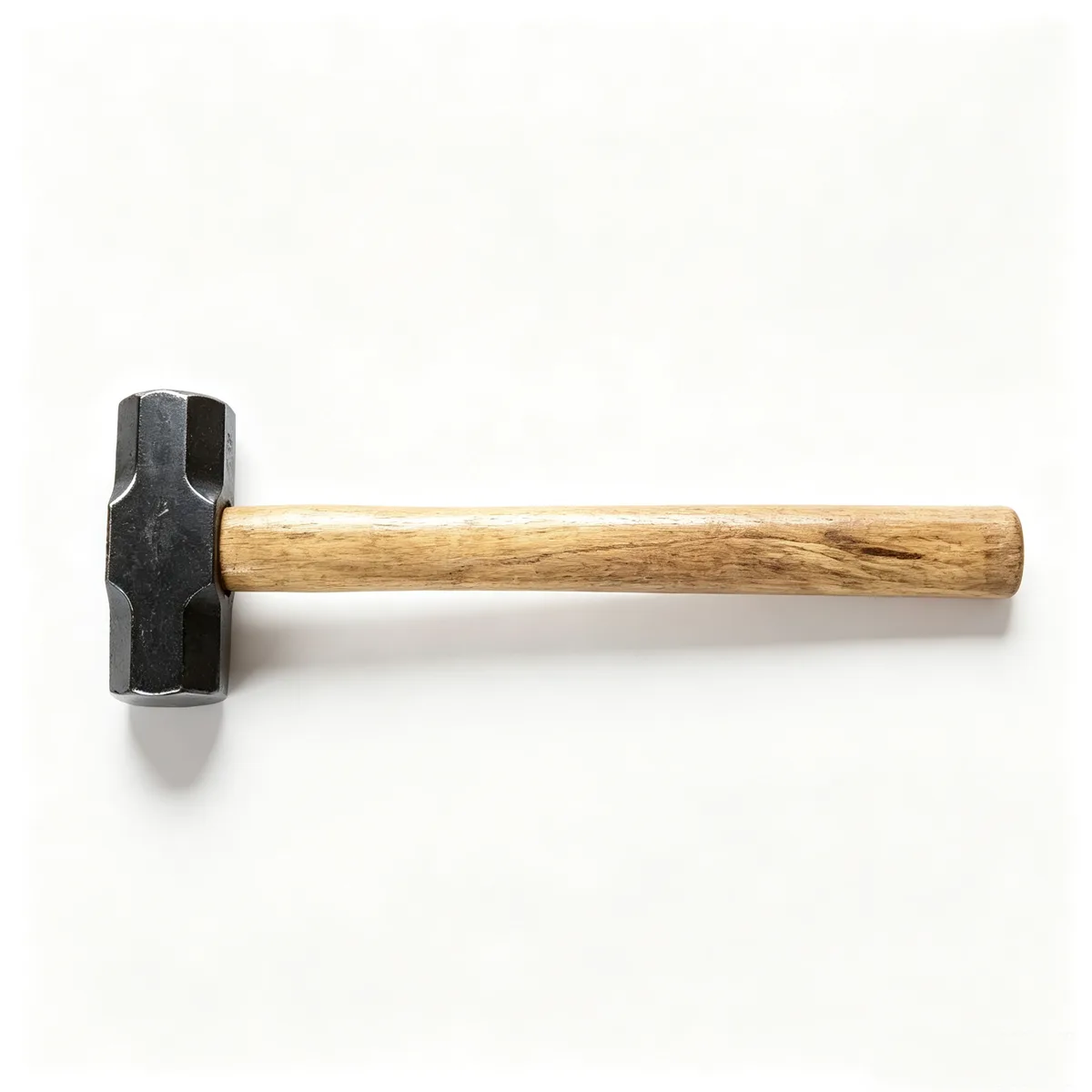 Blacksmiths' sledge hammers double face with smooth heads and handles