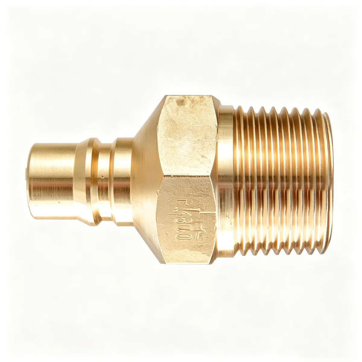 Quick Connect Coupler PM Series Plug 10 PM R 1/8 Brass for air and water