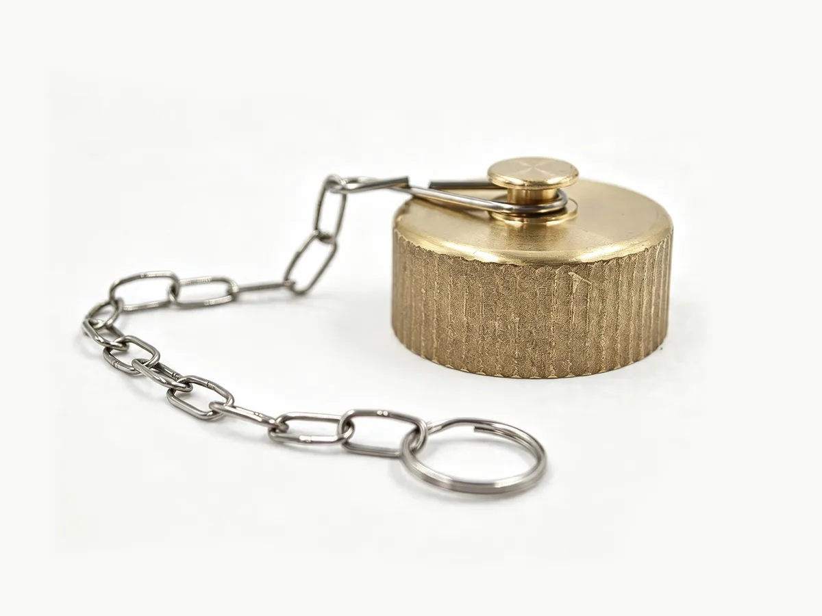 Bronze cap for M42x2 air hose coupling - IMPA 351058