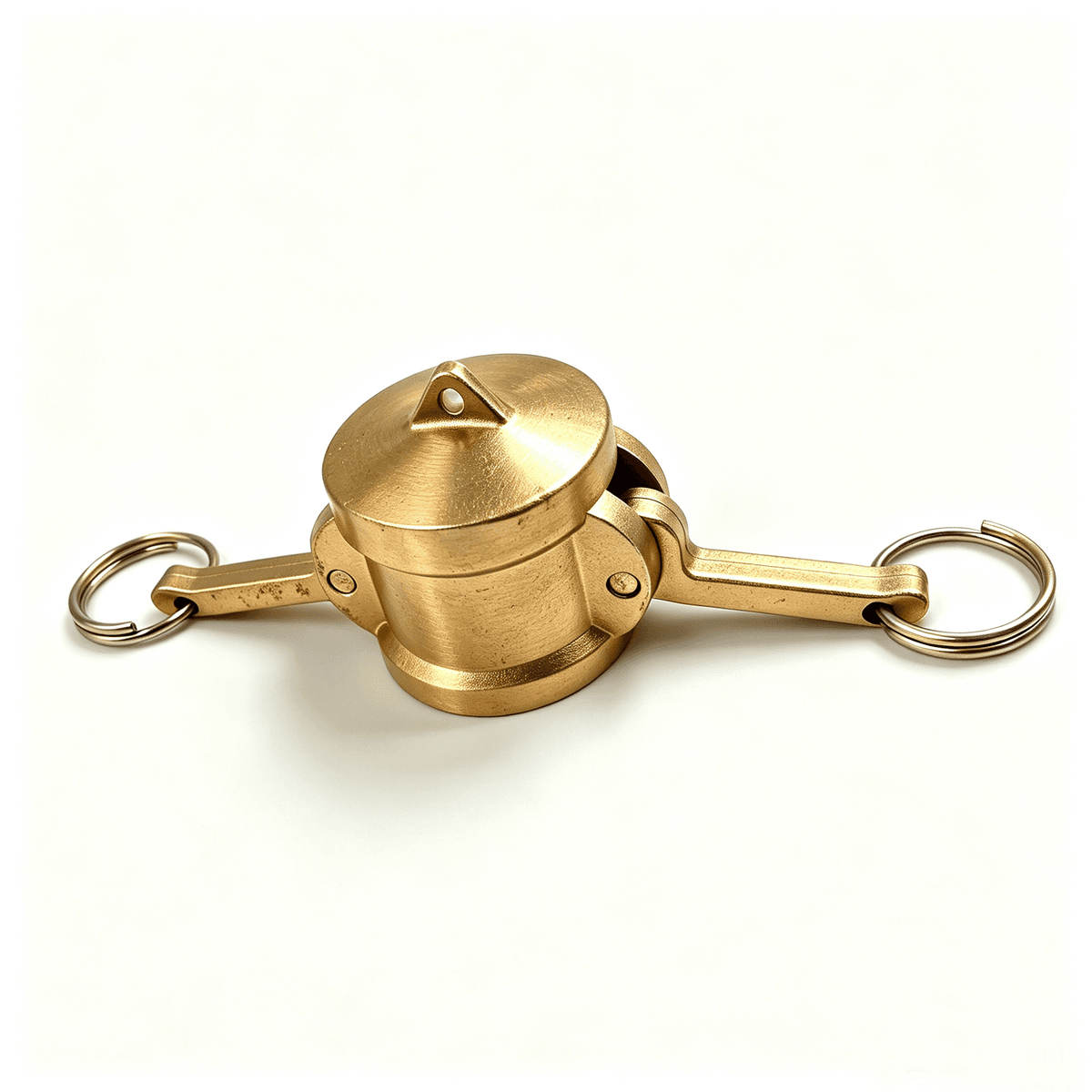 Cam & Groove Dust Cap, Brass, 8" IMPA 352075 marine coupling