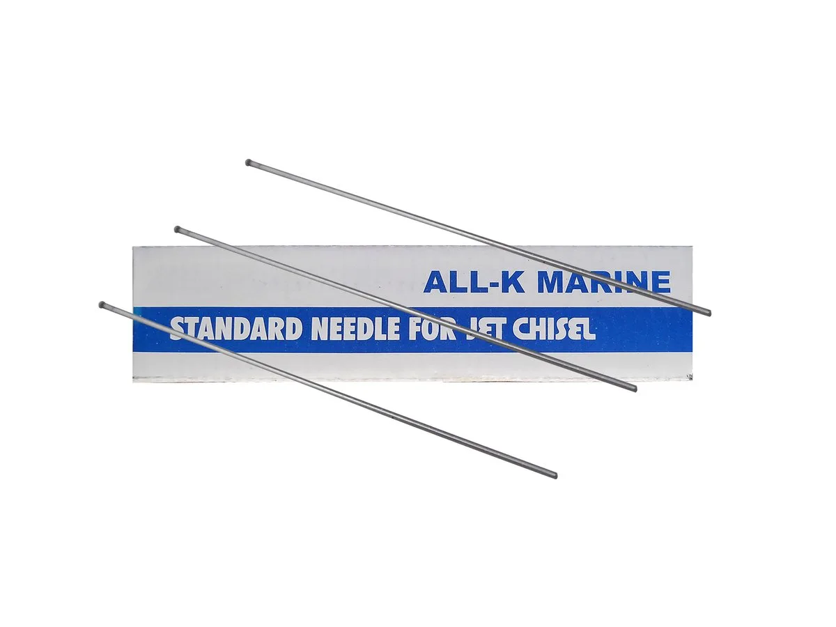 Βελόνες αφαίρεσης σκουριάς 2x180mm για αεροσφύρα, συσκευασία 100 τεμαχίων