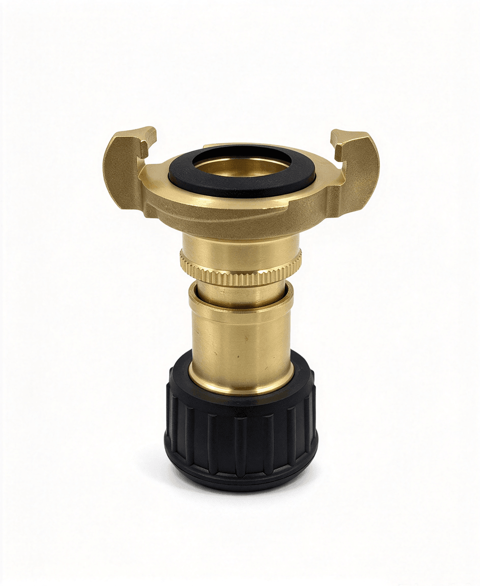 Marine fire nozzle IMPA 330831 spray jet pattern for shipboard use