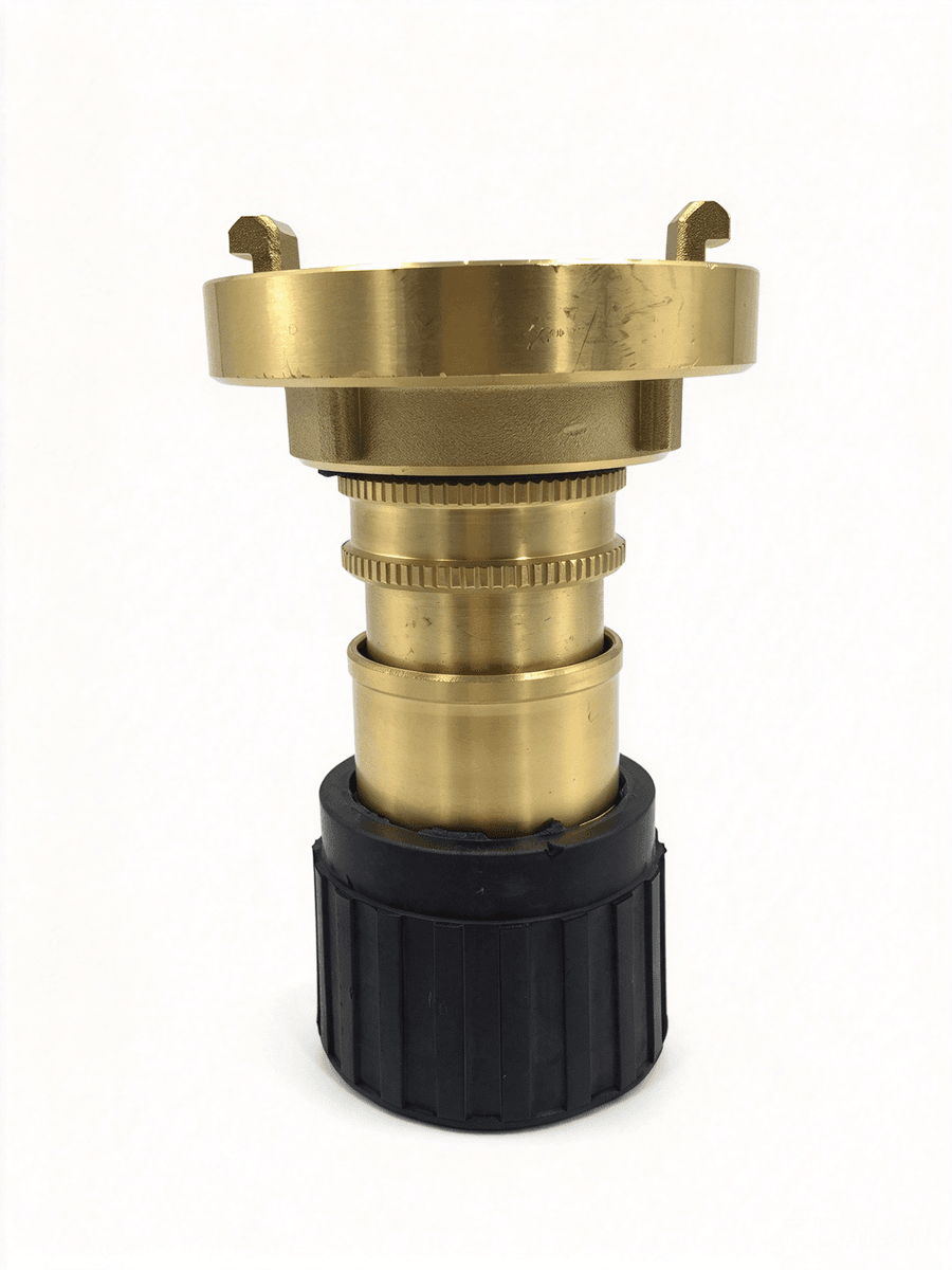 Ship fire hose fog nozzle with standard coupling IMPA 330832
