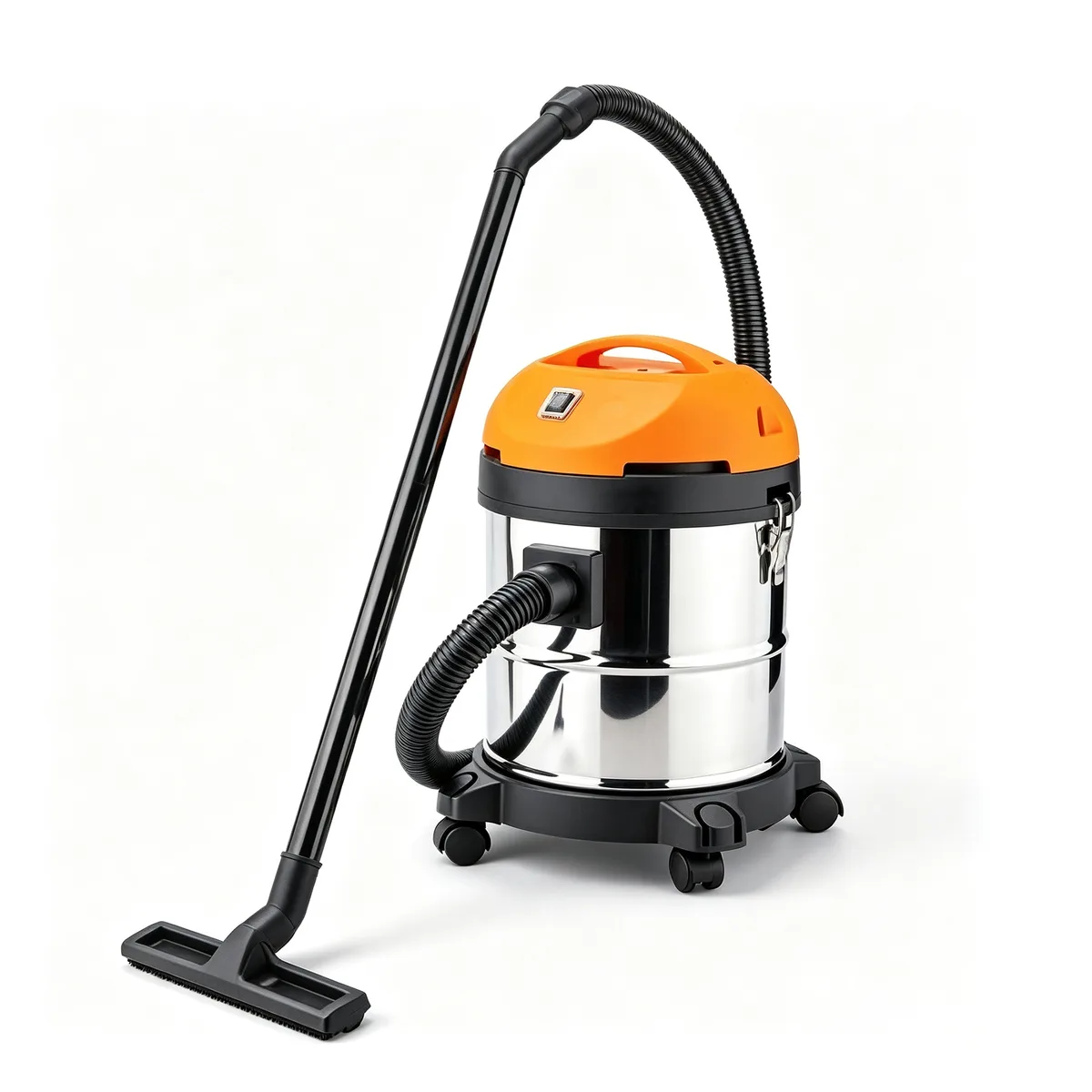 Industrial electric vacuum cleaner with 18L tank for marine shipboard cleaning