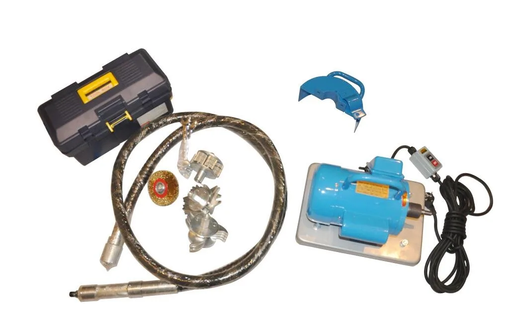 110V Electric Scaling Machine for Marine Descaling Electric scaling machine 110V with flexible shaft and tool heads for heavy rust removal