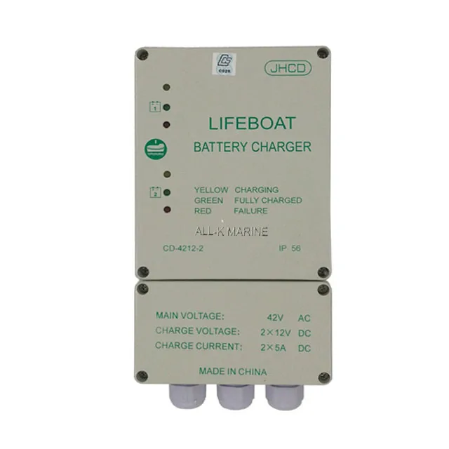 IMPA 33 Lifeboat Battery Charger CD-4212-2 for ship emergency batteries