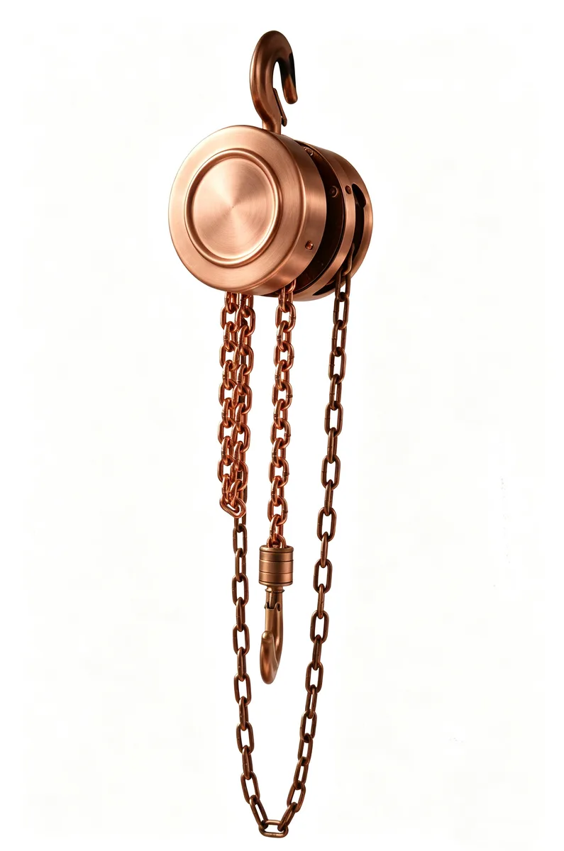 Marine explosion-proof chain hoist 5 ton beryllium copper - spark-free lifting equipment for hazardous areas