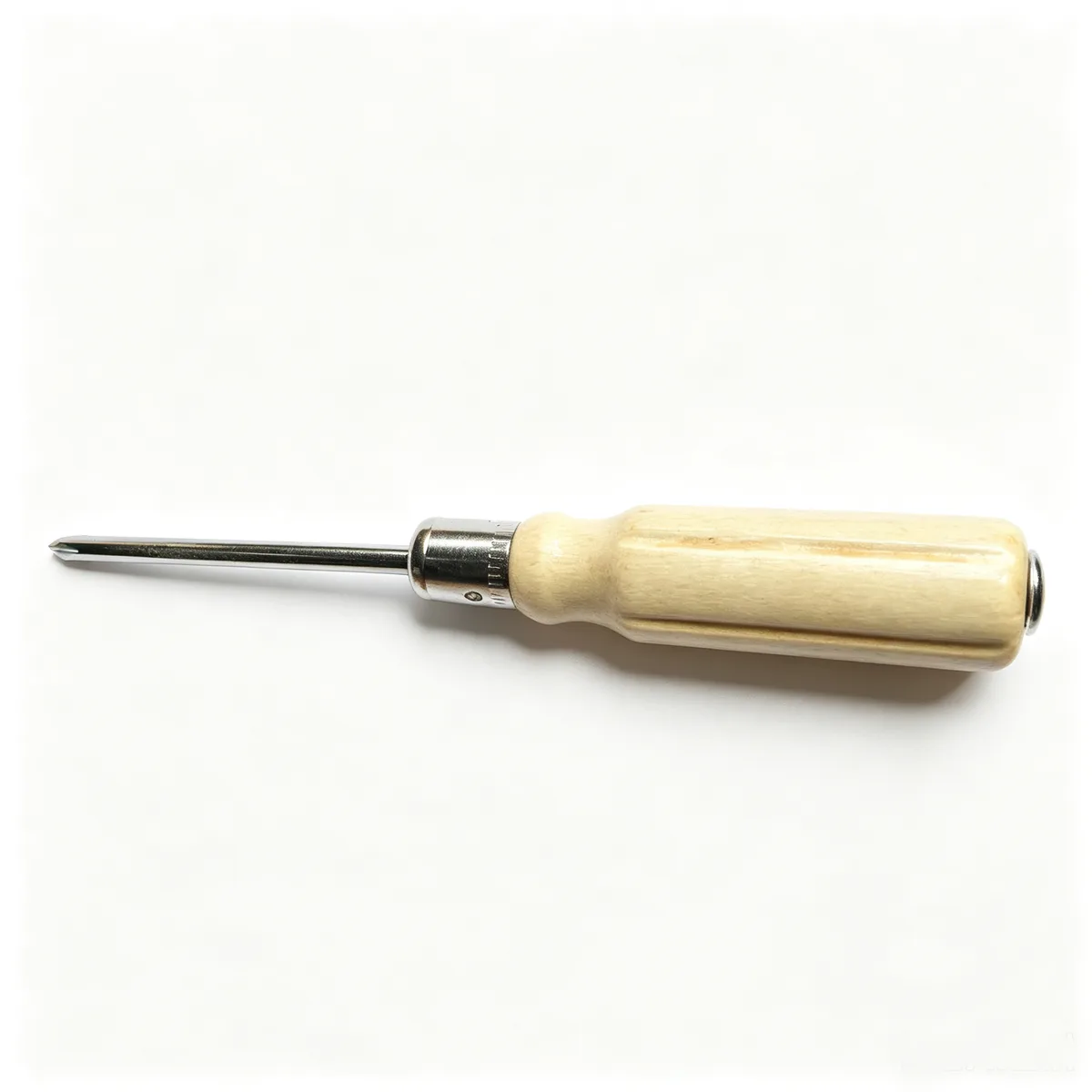 Heavy duty wood handle screwdriver with tungsten steel blade, IMPA 612211-612215