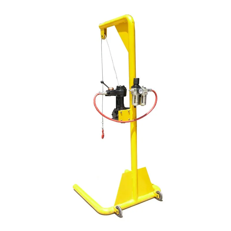 Pneumatic Mucking Winch 100kgs - ALL-K MARINE Pneumatic Mucking Winch 100kgs for Ship Tank Cleaning - IMPA 590603