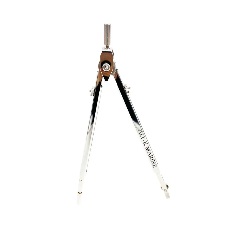 Professional chart room compasses - brass divider with steel points for nautical chart measurement