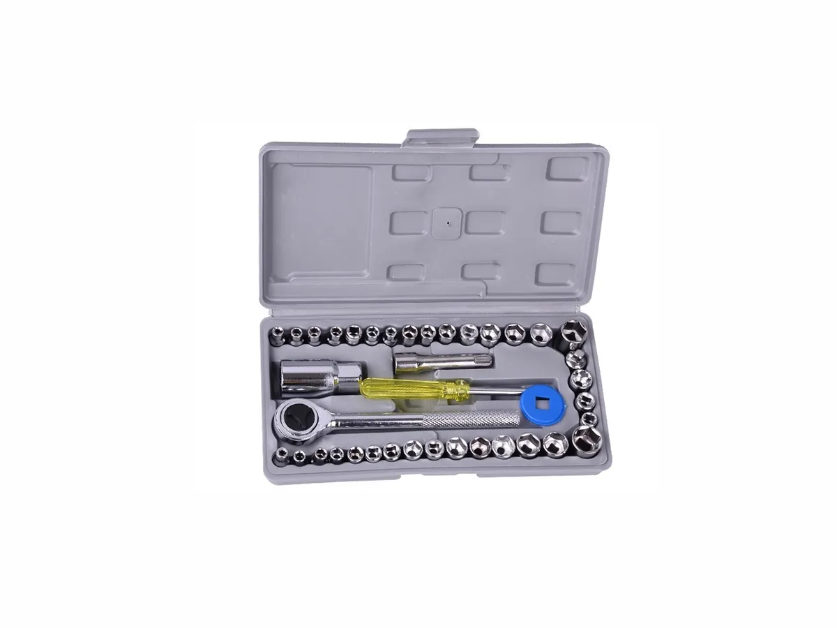 Socket Wrench Set 8 Sockets 5-13mm 4 Tools