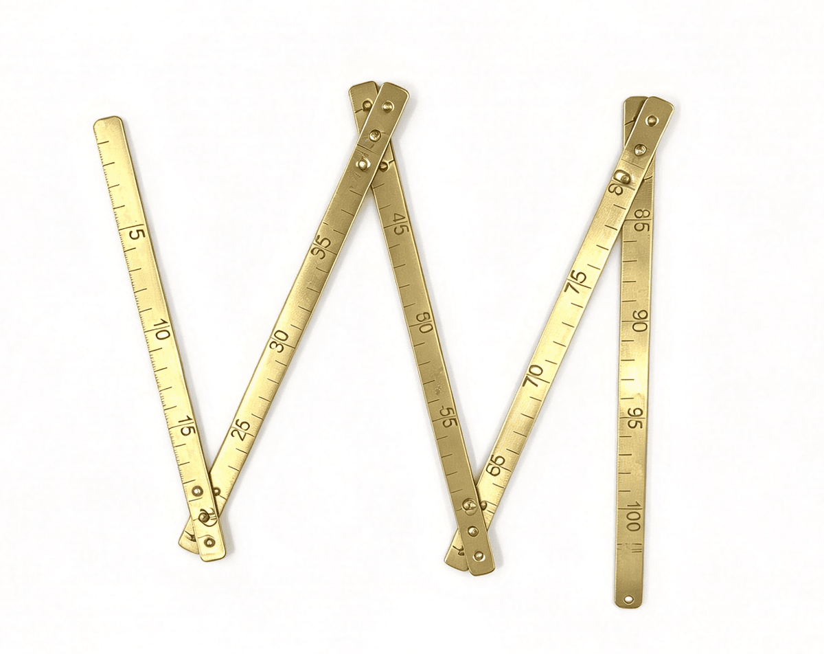 Square profile sounding rod with graduations