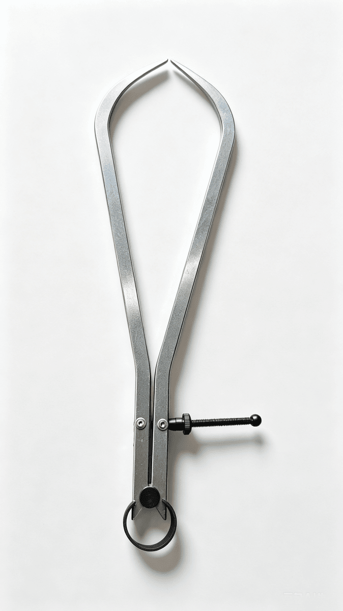IMPA 650121-650126 spring outside calipers for ship thread measurement