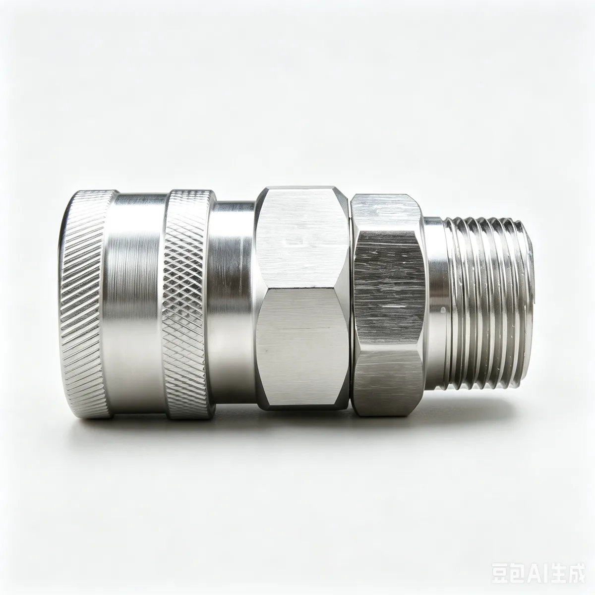 Stainless Steel Quick Connect Coupler Socket SM Series R 1 Male Thread